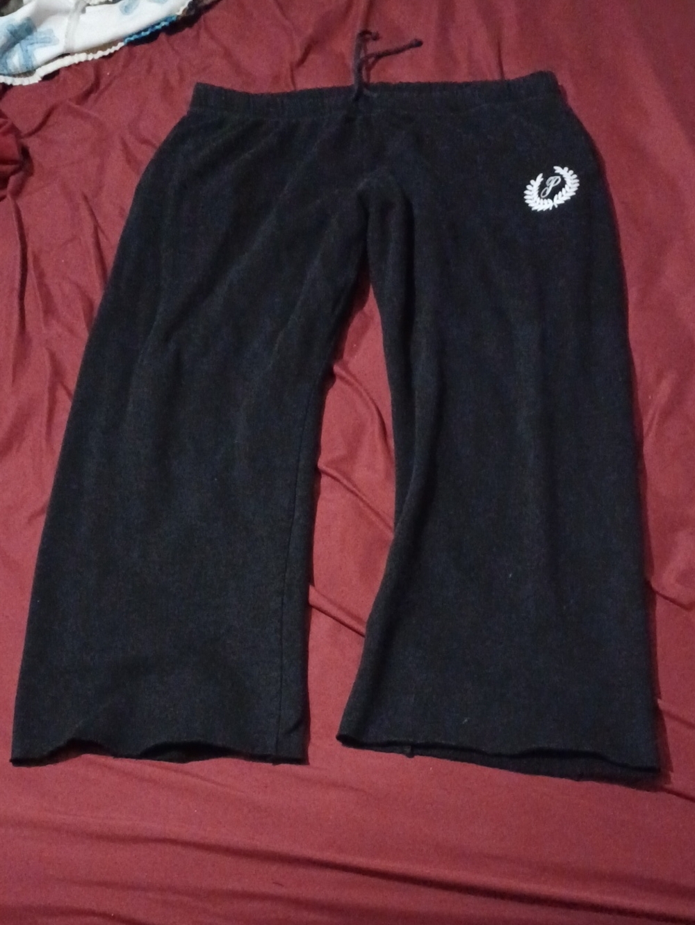 PINK Victoria's Secret Women's Black Sweatpants Size XL